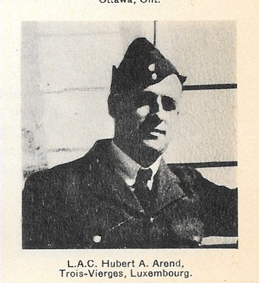 Canadian Fallen Soldier - Leading Aircraftman  AREND