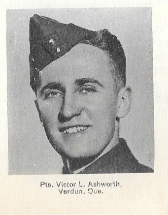 Canadian Fallen Soldier - Private VICTOR LAWRENCE ASHWORTH