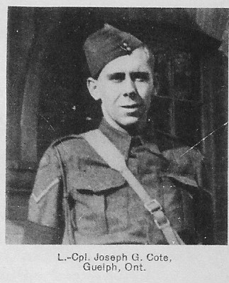 Canadian Fallen Soldier - Lance Corporal JOSEPH GAUGHAN COTE
