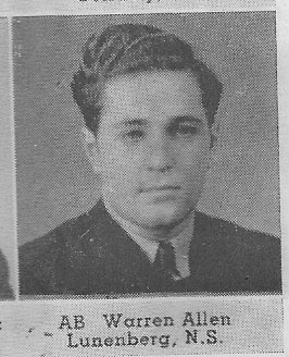 Canadian Fallen Soldier - Able Seaman WARREN ALLEN